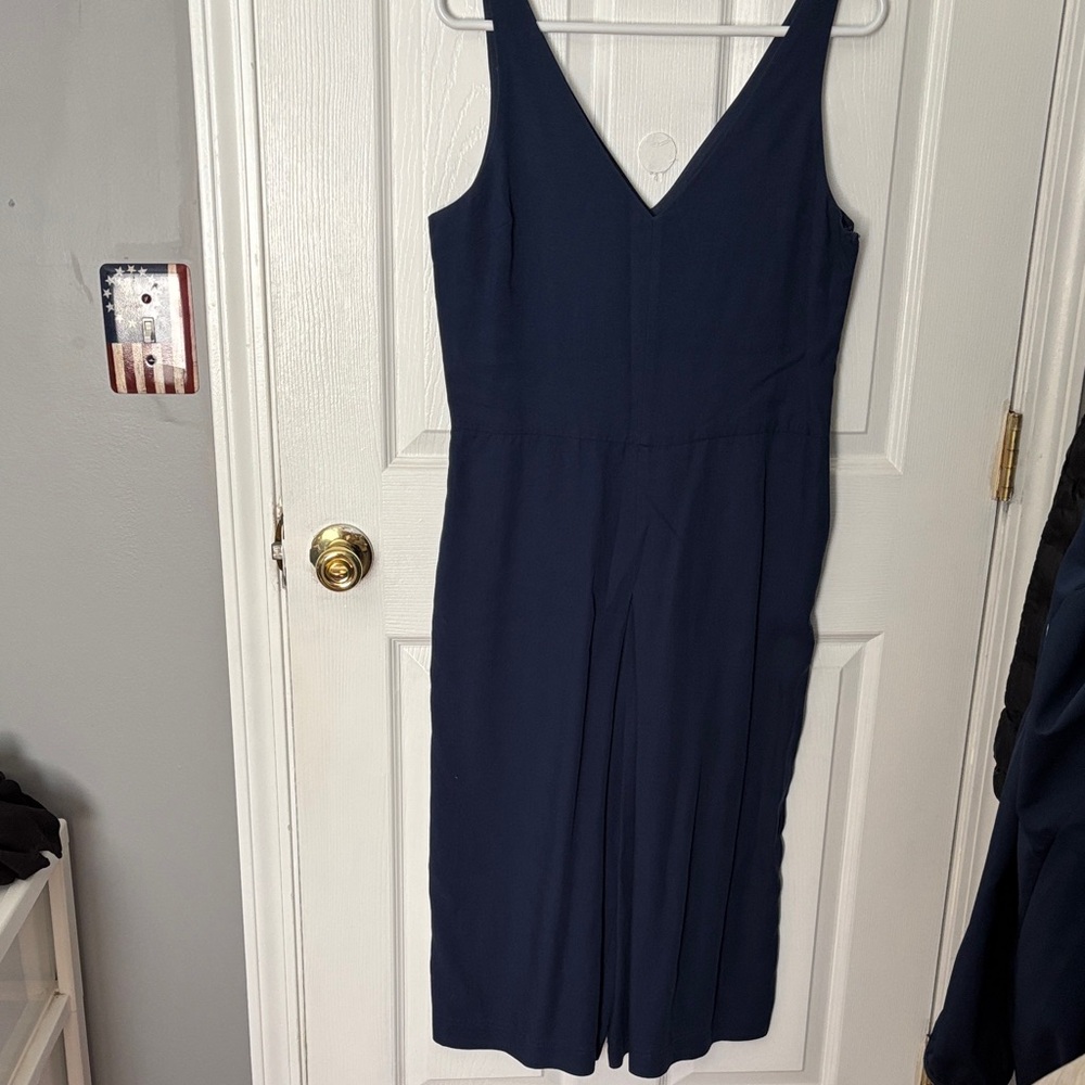Elegant Navy Blue Women's Dress